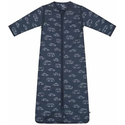 Prénatal slaapzak auto's Dark Bluegrey 56/62 heren