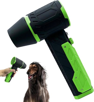 Elektrische Luchtblazer - Handheld Stofdoek - Snel Reinigen - Traploze Snelheid - 4000mAh Batterij - Grijs
