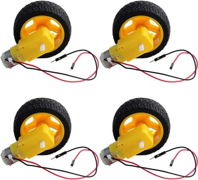 Mini DC Elektrisch Versnellingsbak Motor met Dual Shaft voor Slimme Auto's en Robots