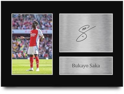 Gesigneerde A4 Voetbalafbeelding voor Fans - Perfecte Cadeaus voor Voetbalsupporters