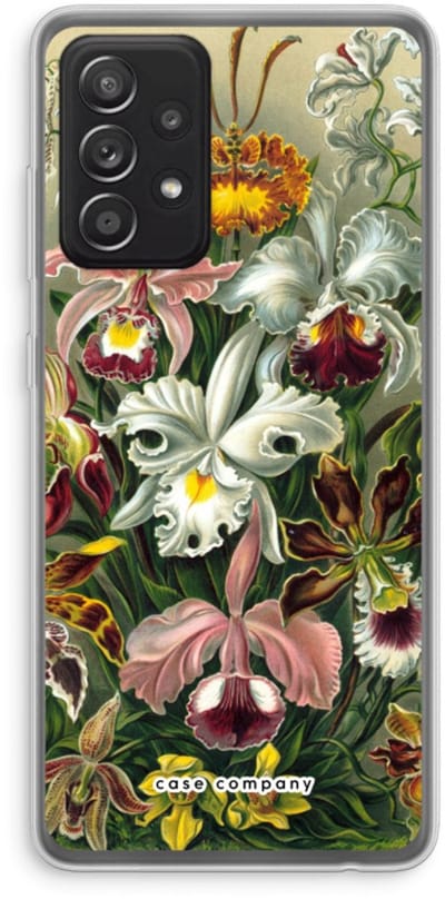 Case Company® - Hoesje geschikt voor Samsung Galaxy A52s 5G hoesje - Haeckel Orchidae - Soft Cover Telefoonhoesje - Bescherming aan alle Kanten en Schermrand