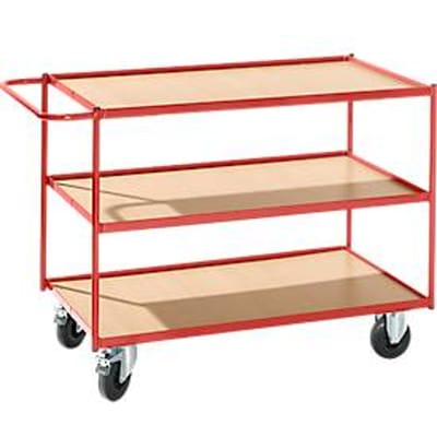 Etagewagen met 3 etages, 790 x 490 mm