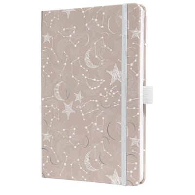Sigel weekagenda Beauty 2026 - formaat A5 - Cosmic Fantasy Beige - hardcover - SI-J6349