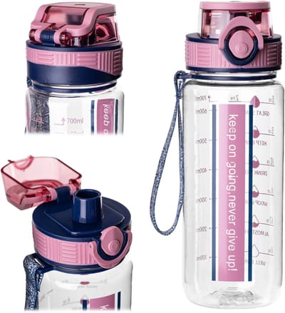 KADAX Tritan sportfles 750ml 13981 wz2 roze