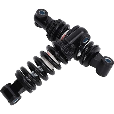 1 Paar Achterschokdemper 125mm Verstelbare Demping Veerbeen Schokdemper voor Elektrische Fiets black