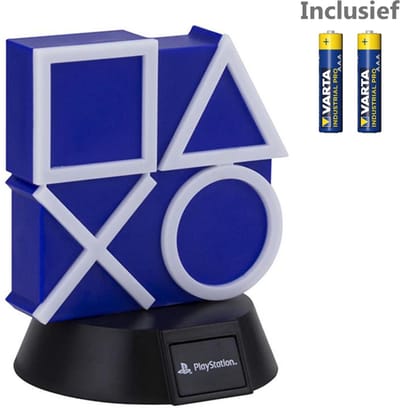 Playstation Icon Light PS5 - Nachtlamp  - Incl. 2 AAA Batterijen