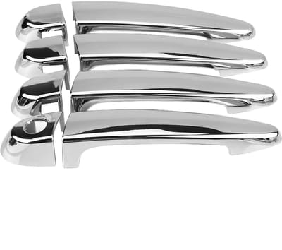 Dailygoods - Deurgreep Covers - 8Pcs Chrome - Stijlvolle uitstraling - Voor BMW X1 X3 X5 X6 - Bescherming tegen krassen - Eenvoudige montage - Geschik