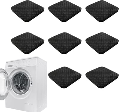 Loopband Pads - Machinekussens - Vloer Beschermen - Schokabsorberend - 8 Stuks - Zwart