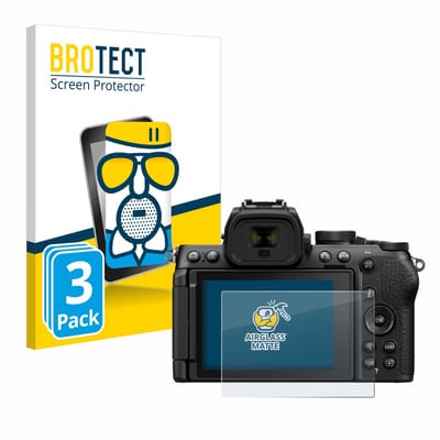 BROTECT - Screenprotector voor Nikon Z50 II - Folie Beschermfolie Beschermglas matte 3 Stuks