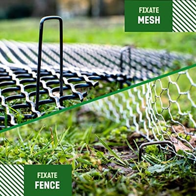 Non-galvanized Steel Ground Anchors - 150mm Long, 25mm Wide - Perfect for Garden Fleece, Fences, and Weed Control