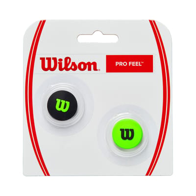 Wilson Blade Pro Feel Blade Demper Verpakking 2 Stuks-Zwart,Groen