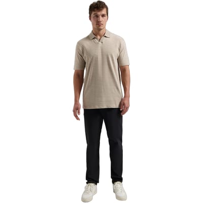 Dstrezzed Alistar Polo Aluminium Size: XXL | Polo Shirts Outlet | Heren | Beige