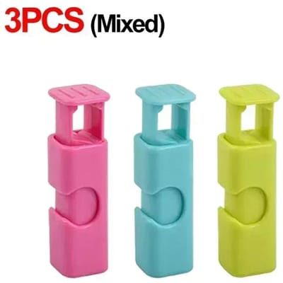 Lot de 15 clips de fermeture pour aliments, pour sacs de rangement de pain, pour sacs d'emballage de collations, pinces à ressort, pinces d'organisation de cuisine réutilisables blue