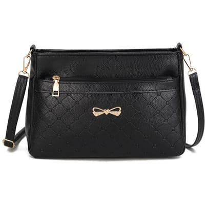 Trendy schoudertas voor dames, nieuwe stijl, modieuze tas met grote capaciteit, modieuze crossbodytas voor moeders black