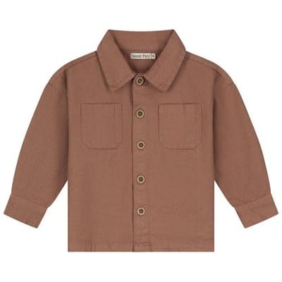 Sweet Petit peuter blouse Red Brown 86 heren