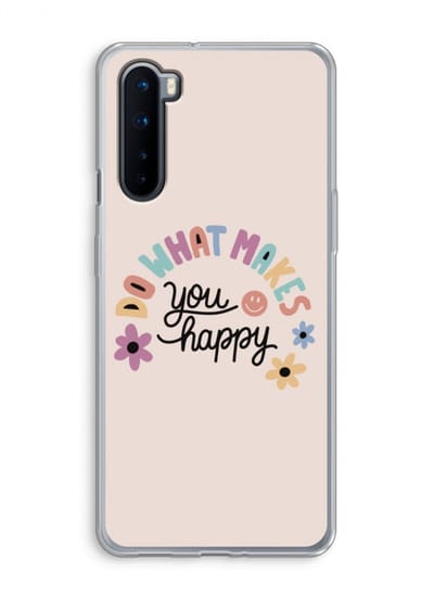 Case Company® - Hoesje geschikt voor OnePlus Nord hoesje - Happy days - Soft Cover Telefoonhoesje - Bescherming aan alle Kanten en Schermrand