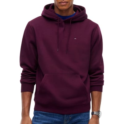 Tommy Jeans Trui Tjm Reg S Flag Hoodie Ext Dm0dm20742 V11 Calypso Berry Mannen Maat - M