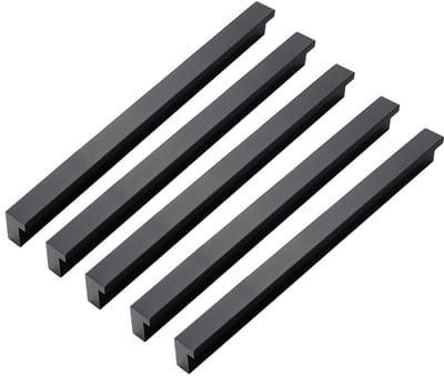 Dailygoods- Kastknop 10 Stuks - Aluminium - Meubelknop - Handgreep - Modern - Hoogwaardige kwaliteit - Lengte 234mm - Kastgreep