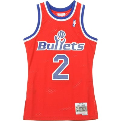 Basketbaltanktop voor heren Nba Swingman Jersey Chris Webber No.2 1994-95 Wasbul Road Originele teamkleuren