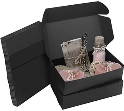 Zwarte Hobby Kado Dozen 50 Pak - Doos Maat 19 x 11 x 4,5 cm - Makkelijk in Elkaar te Zetten Geschenkdozen voor Feestjes, Verjaardagen, Huwelijken, Vakanties