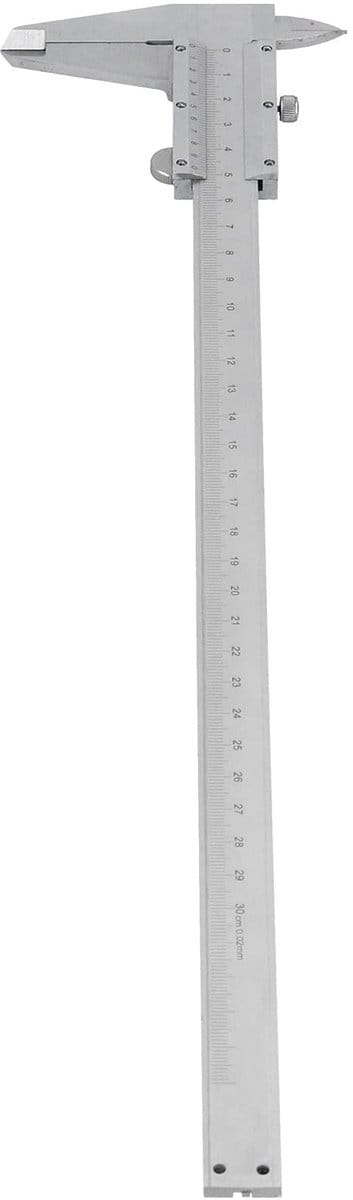 Dailygoods- Schuifvoet-micrometer 0-300 mm - Koolstofstaal - Nauwkeurige metingen - Stabiel werken - Duidelijke laserschaal - Gemakkelijk te lezen - Meetinstrument