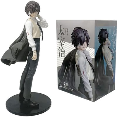 Anime Bungo Stray Dogs Figurine Nakahara Chuya Figurine d'Action Dazai Osamu Modèle Presse-nouilles Jouets de Collection en PVC Cadeaux d'Anniversaire
