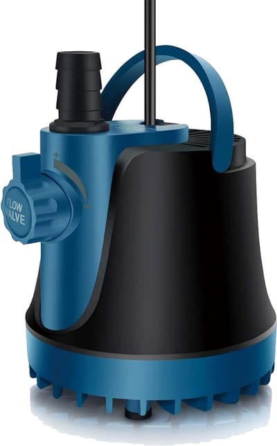 Vlakzuigpomp - Dompelpomp Met Instelbare Schakelaar - Dompelpomp Vuil Water - Dweilpomp Met 2 Wateruitlaatsproeiers - Kelderpomp - Vlakzuiger - Vlakzuiger Dompelpomp - Super Stille Werking - Breed Toepassingsgebied