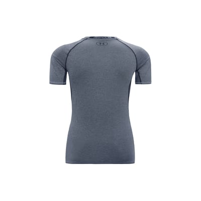 Under Armour Slim Fit Comfortabel Sportief Korte Mouw Gym Shirt Heren tops 1257468-090 M gray