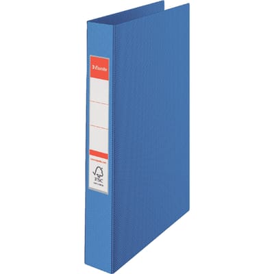 Esselte Vivida Kunststof 23-Rings Ringband - voor A4 Documenten - Rugbreedte van 42mm - Blauw