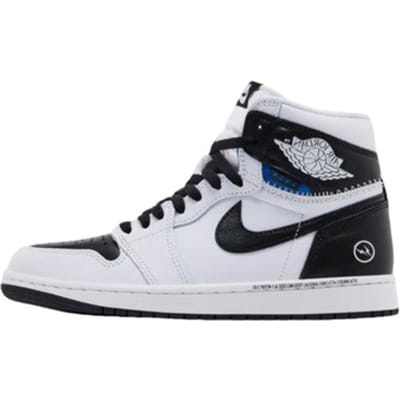 Sneakers Nike 1 Retro High OG SP Fragment x Union LA White Black