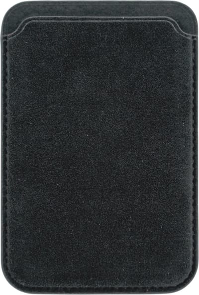 Veltrixx Apple iPhone – MagSafe Wallet – MagSafe Pasjeshouder – Alcantara – Graphite Black
