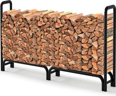 244-cm-356-cm-open-haard-logrek-zware-brandhoutstapel-opbergrekken-metaal-houtopslag-standaard-stalen-houtstapelaar buiten