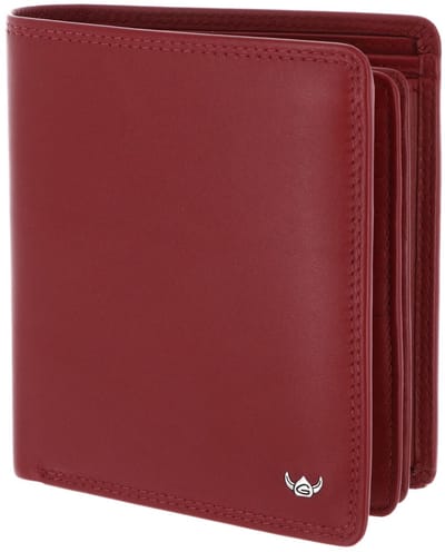 Golden Head Leren portemonnee Polo RFID Protect Kombischeintasche 1231 Rot donkerrood