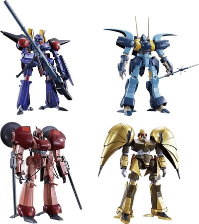 Actiefiguren Set - Model Bouwpakket - Hobby Verzamelen - Schaal 1/144 - Heavy Metal - Meerkleurig