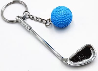 Mini Golf Club Sleutelhanger - Leuke Sport Sleutelhanger, Accessoire voor Golf Fans