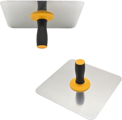 Stukadoors Havik Set - Gips Mortel Drager - Afwerking Pleisteren - Lichtgewicht Aluminium - 30x30cm - Zilver