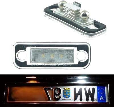LED Kentekenverlichting - Nummerplaatverlichting - Auto Verlichting - E-keurmerk Geen Foutmelding - 10x8x2.9 cm - Xenon Wit