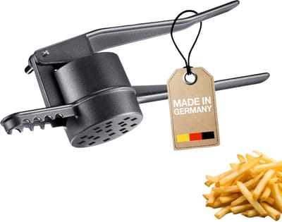 Westmark frietpers Black Edition – churropers, aardappelpers met speciale coating voor extra grip – voor aardappelen, churros en frietjes – antraciet, 41 cm