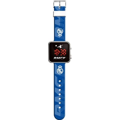 LED Horloge - KIDS LICENTIE - Real Madrid - Vanaf 4 jaar - Blauw black