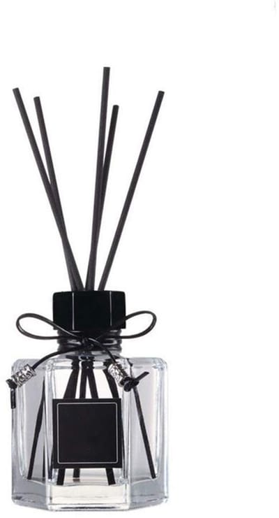 Dailygoods- Diffuserfles 150ml - Lege Glazen Fles - Aromatherapie Container - DIY Vervangende Riet - Transparante Fles - Stevige Bodem - Geurstokjes