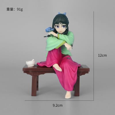Les Carnets de l'Apothicaire Figurine Anime Modèle PVC MaoMao & Table Fille Mignonne Figurines d'Action Jouets Pour Enfants Fans Cadeau rouge