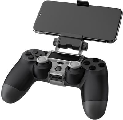 Premium Controller Houder Clip Geschikt voor Sony Playstation 4 - Smartphone Houder/Klem - Houder Geschikt voor PS4 en Smartphone