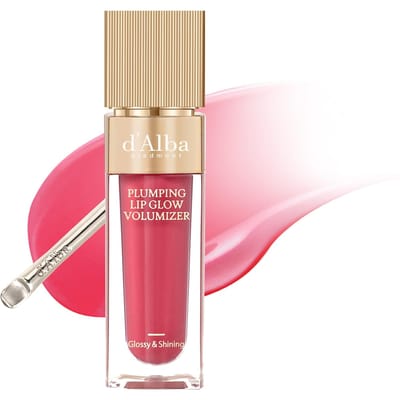 Opvullende Lip Glow Mood Volumizer Hydraterende Lippenstift Tinted Hypoallergenische Lip Plumper [d'Alba Officieel] (Bloemblad Roos)