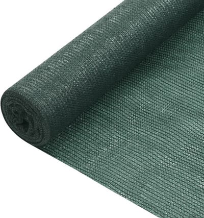 vidaXL - Privacynet - 75 - g/m² - 1,5x10 - m - HDPE - groen