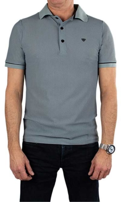 Shirt Vincere Technical Mesh Polo Men -50/L - Steel Grey
