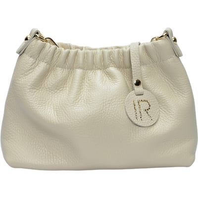 Isabella Rhea Beige Rundleer Tas