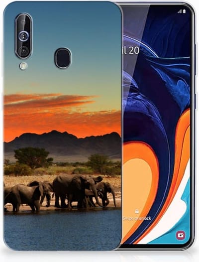 Samsung Galaxy A60 TPU Hoesje Olifanten