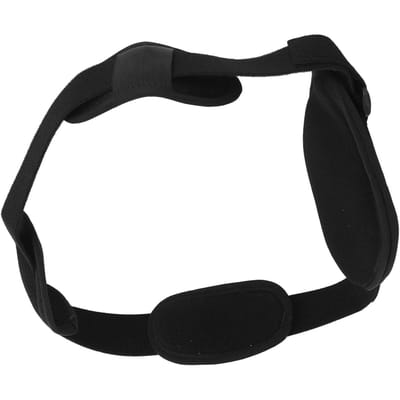 Gebroken Ribbenband Fixatie Afneembaar Ademend Comfortabel Vermindert Pijn Elastische Ribondersteuning black