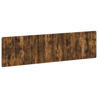 vidaXL - Wandgemonteerd - Hoofdbord - ZWOLLE - Gerookt - eiken - Bewerkt - hout