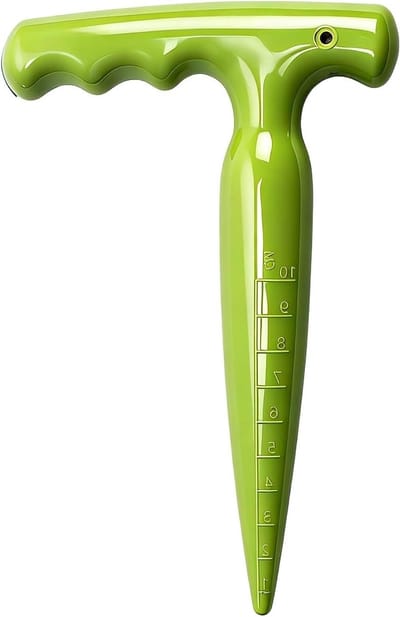 Tuin Pikstok - Zaaien Handgereedschap - Gaten Maken - Ergonomisch Ontwerp - 17 cm - Lichtgroen